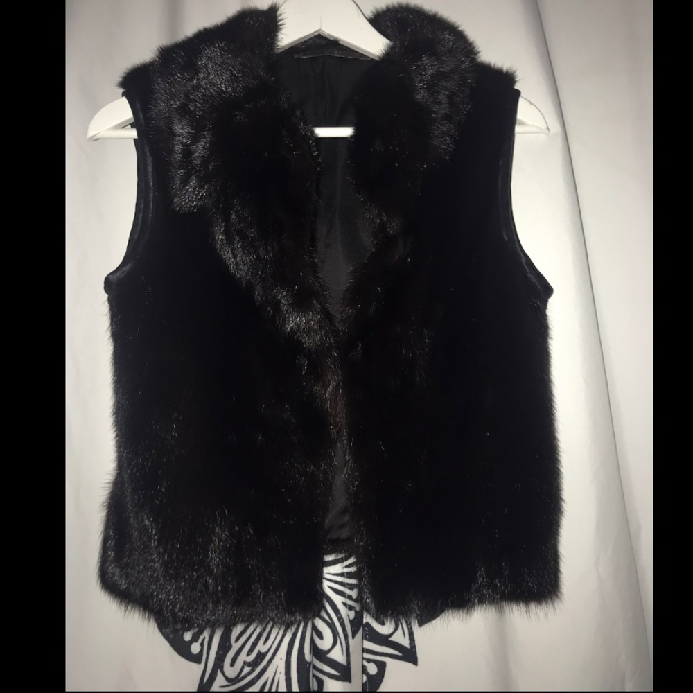 Vintage fur vest